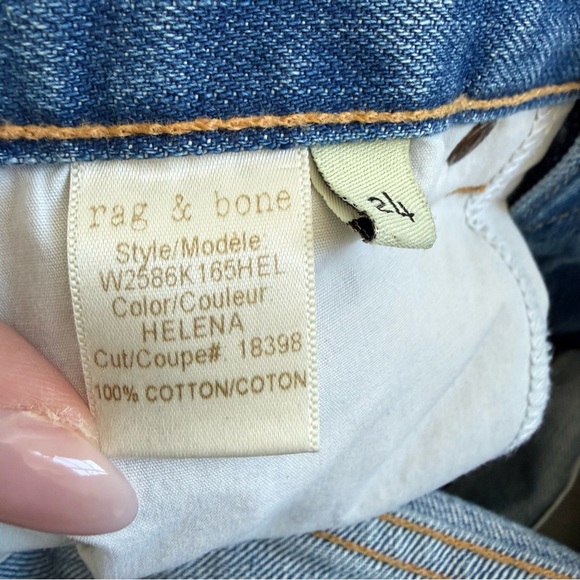 RAG & BONE | High Rise Ankle Skinny Jean in Helena - Size 24 - Picture 10 of 16